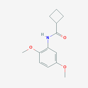 molecular formula C13H17NO3 B310942 N-(2,5-dimethoxyphenyl)cyclobutanecarboxamide 