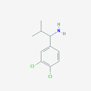 1-(3,4-Dichlorophenyl)-2-methylpropan-1-amine