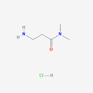 molecular formula C5H13ClN2O B3109468 3-amino-N,N-dimethylpropanamide hydrochloride CAS No. 173336-89-5