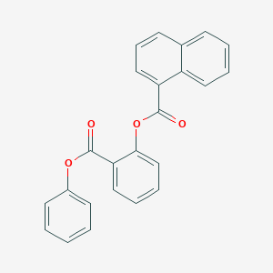 molecular formula C24H16O4 B310948 2-(Phenoxycarbonyl)phenyl 1-naphthoate 