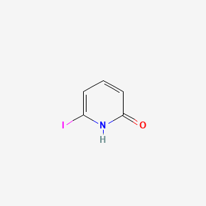 molecular formula C5H4INO B3109501 2(1H)-Pyridinone, 6-iodo- CAS No. 173442-31-4