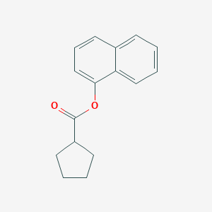 molecular formula C16H16O2 B310953 1-Naphthyl cyclopentanecarboxylate 