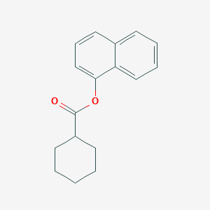 molecular formula C17H18O2 B310957 1-Naphthyl cyclohexanecarboxylate 