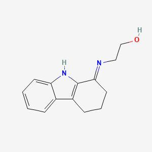 molecular formula C14H16N2O B3109604 2-(2,3,4,9-四氢-1H-咔唑-1-亚氨基)-1-乙醇 CAS No. 174152-36-4