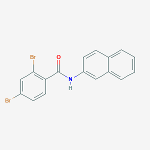 molecular formula C17H11Br2NO B310961 2,4-dibromo-N-(2-naphthyl)benzamide 