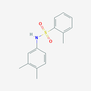 molecular formula C15H17NO2S B310963 N-(3,4-dimethylphenyl)-2-methylbenzenesulfonamide 