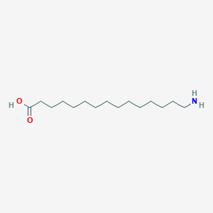 molecular formula C15H31NO2 B3109634 15-氨基十五烷酸 CAS No. 17437-21-7