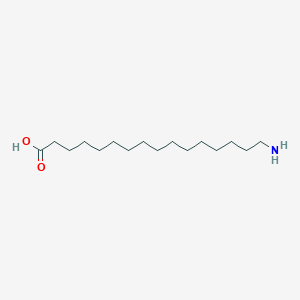 molecular formula C16H33NO2 B3109641 16-Aminohexadecanoic acid CAS No. 17437-22-8