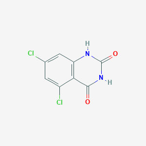 molecular formula C8H4Cl2N2O2 B3109653 5,7-dichloroquinazoline-2,4(1H,3H)-dione CAS No. 174565-53-8