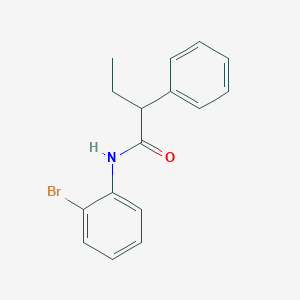 molecular formula C16H16BrNO B310967 N-(2-bromophenyl)-2-phenylbutanamide 