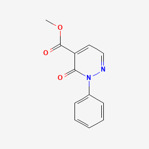molecular formula C12H10N2O3 B3109698 Methyl 3-oxo-2-phenyl-2,3-dihydro-4-pyridazinecarboxylate CAS No. 174811-86-0