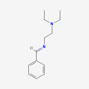 molecular formula C13H20N2 B3109706 2-(benzylideneamino)-N,N-diethylethanamine CAS No. 1749-16-2