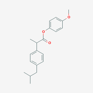 molecular formula C20H24O3 B310973 4-Methoxyphenyl 2-(4-isobutylphenyl)propanoate 