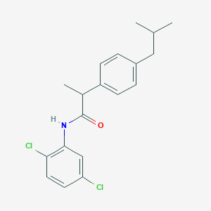 molecular formula C19H21Cl2NO B310974 N-(2,5-dichlorophenyl)-2-(4-isobutylphenyl)propanamide 