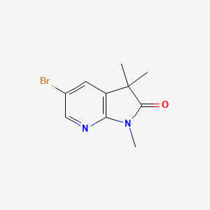 5-bromo-1,3,3-trimethyl-1H-pyrrolo[2,3-b]pyridin-2(3H)-one