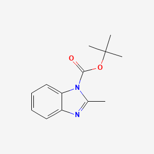 molecular formula C13H16N2O2 B3109757 叔丁基-2-甲基-1H-苯并[d]咪唑-1-甲酸酯 CAS No. 175531-34-7