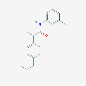 2-(4-isobutylphenyl)-N-(3-methylphenyl)propanamide