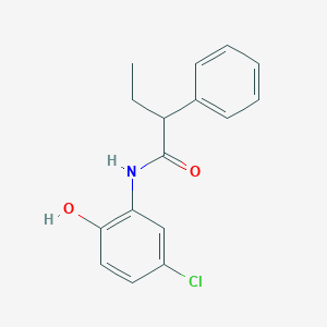 molecular formula C16H16ClNO2 B310978 N-(5-chloro-2-hydroxyphenyl)-2-phenylbutanamide 