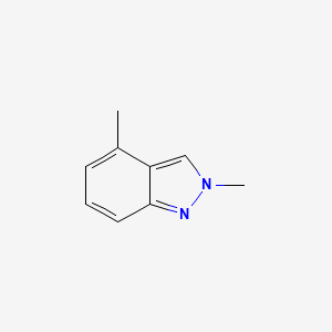 molecular formula C9H10N2 B3109783 2,4-Dimethyl-2H-indazole CAS No. 17582-90-0
