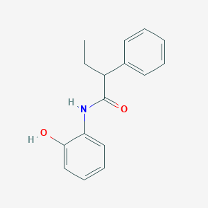 molecular formula C16H17NO2 B310979 N-(2-hydroxyphenyl)-2-phenylbutanamide 