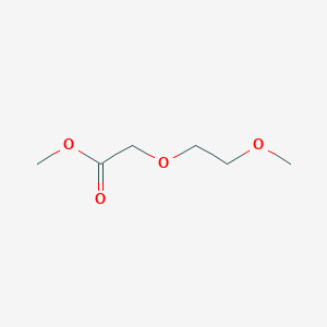 molecular formula C6H12O4 B3109824 Methyl 2-(2-methoxyethoxy)acetate CAS No. 17640-28-7