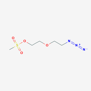 molecular formula C5H11N3O4S B3109840 2-(2-Azidoethoxy)ethyl methanesulfonate CAS No. 176520-23-3