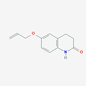 molecular formula C12H13NO2 B3109869 6-(烯丙氧基)-3,4-二氢喹啉-2(1H)-酮 CAS No. 177419-00-0