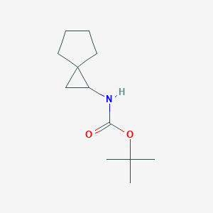 molecular formula C12H21NO2 B3109879 叔丁基螺[2.4]庚烷-1-基氨基甲酸酯 CAS No. 1774896-53-5
