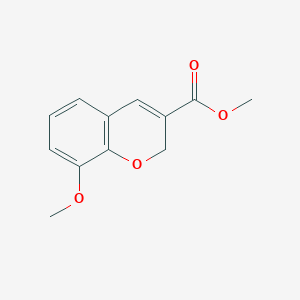 molecular formula C12H12O4 B3109881 methyl 8-methoxy-2H-chromene-3-carboxylate CAS No. 177496-82-1