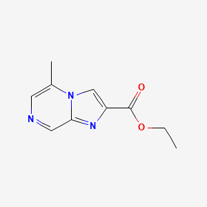 molecular formula C10H11N3O2 B3109960 Ethyl 5-methylimidazo[1,2-a]pyrazine-2-carboxylate CAS No. 177842-81-8