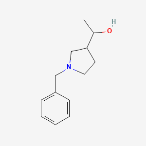 molecular formula C13H19NO B3109988 1-(1-Benzylpyrrolidin-3-yl)ethan-1-ol CAS No. 177941-43-4