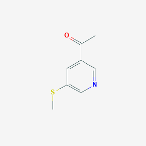 molecular formula C8H9NOS B3110016 1-(5-Methylsulfanylpyridin-3-yl)ethanone CAS No. 1780397-94-5