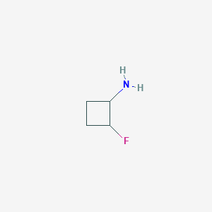 molecular formula C4H8FN B3110028 2-氟环丁胺 CAS No. 1780651-85-5