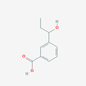 molecular formula C10H12O3 B3110046 3-(1-Hydroxypropyl)benzoic acid CAS No. 1780968-79-7