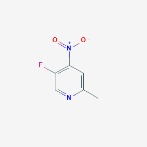 molecular formula C6H5FN2O2 B3110071 5-氟-2-甲基-4-硝基吡啶 CAS No. 1781990-44-0