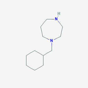 molecular formula C12H24N2 B3110079 1-(Cyclohexylmethyl)-1,4-diazepane CAS No. 178203-64-0