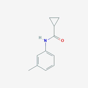molecular formula C11H13NO B311009 N-(3-methylphenyl)cyclopropanecarboxamide 
