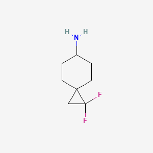 1,1-Difluorospiro[2.5]octan-6-amine