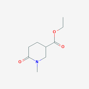 molecular formula C9H15NO3 B3110183 Ethyl 1-methyl-6-oxopiperidine-3-carboxylate CAS No. 1785761-59-2