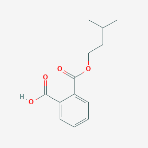 molecular formula C13H16O4 B3110203 2-[(3-Methylbutoxy)carbonyl]benzoic acid CAS No. 17866-76-1