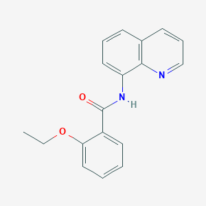 molecular formula C18H16N2O2 B311023 2-ethoxy-N-quinolin-8-ylbenzamide 