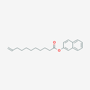 molecular formula C21H26O2 B311024 2-Naphthyl undec-10-enoate 