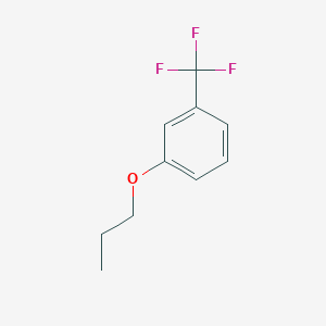 molecular formula C10H11F3O B3110244 1-(Trifluoromethyl)-3-propoxybenzene CAS No. 178987-11-6