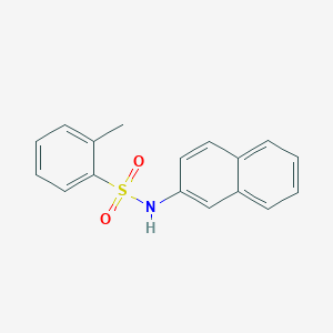 molecular formula C17H15NO2S B311026 2-methyl-N-(2-naphthyl)benzenesulfonamide 