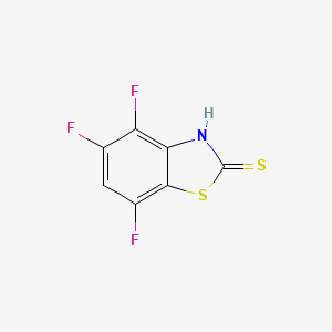 4,5,7-Trifluorobenzo[d]thiazole-2(3H)-thione
