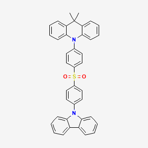 molecular formula C39H30N2O2S B3110284 CzAcSF CAS No. 1792173-34-2