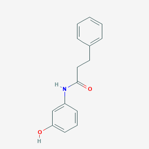 molecular formula C15H15NO2 B311031 N-(3-hydroxyphenyl)-3-phenylpropanamide 