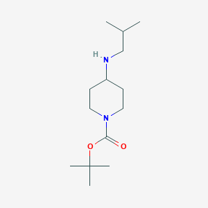 molecular formula C14H28N2O2 B3110361 tert-Butyl 4-(isobutylamino)piperidine-1-carboxylate CAS No. 179556-97-9