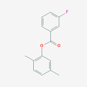 molecular formula C15H13FO2 B311037 2,5-Dimethylphenyl 3-fluorobenzoate 