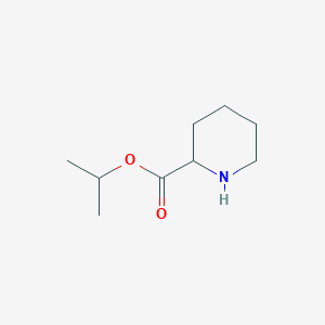 molecular formula C9H17NO2 B3110400 1-Methylethyl 2-piperidinecarboxylate CAS No. 17970-78-4